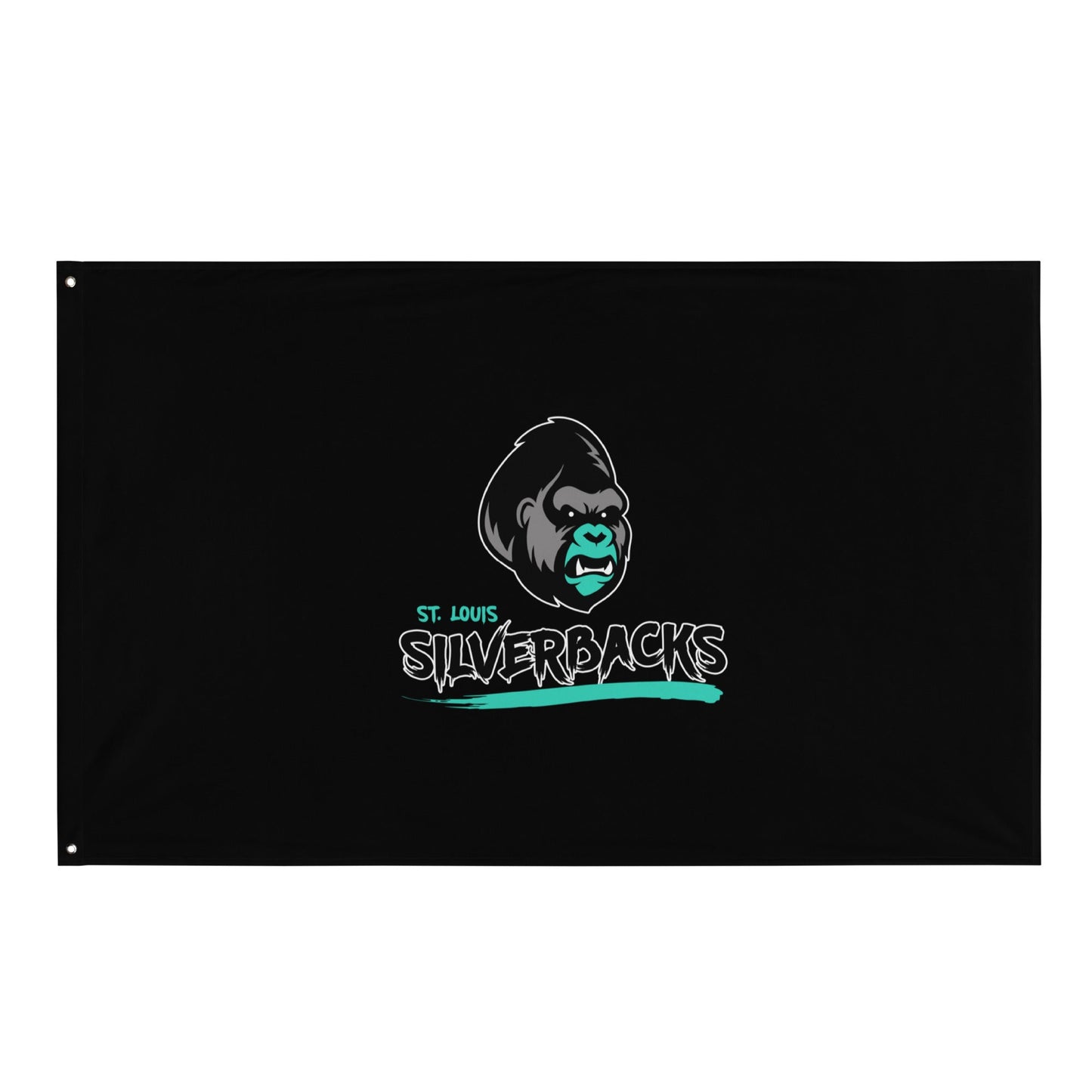 Flag | St. Louis Silverbacks Women’s Football Team | Mascot Logo