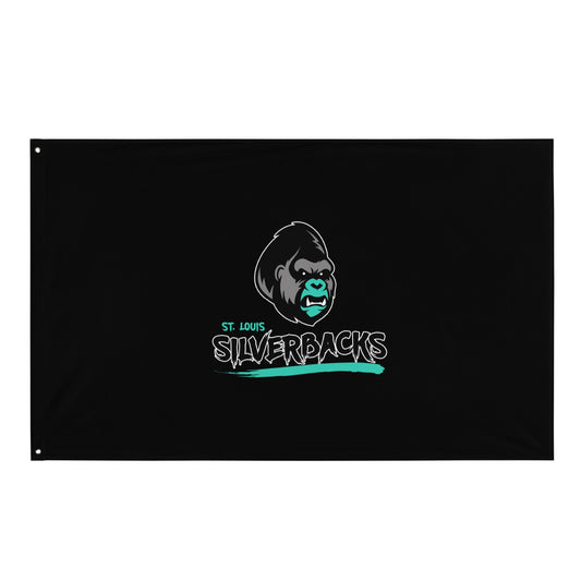 Flag | St. Louis Silverbacks Women’s Football Team | Mascot Logo
