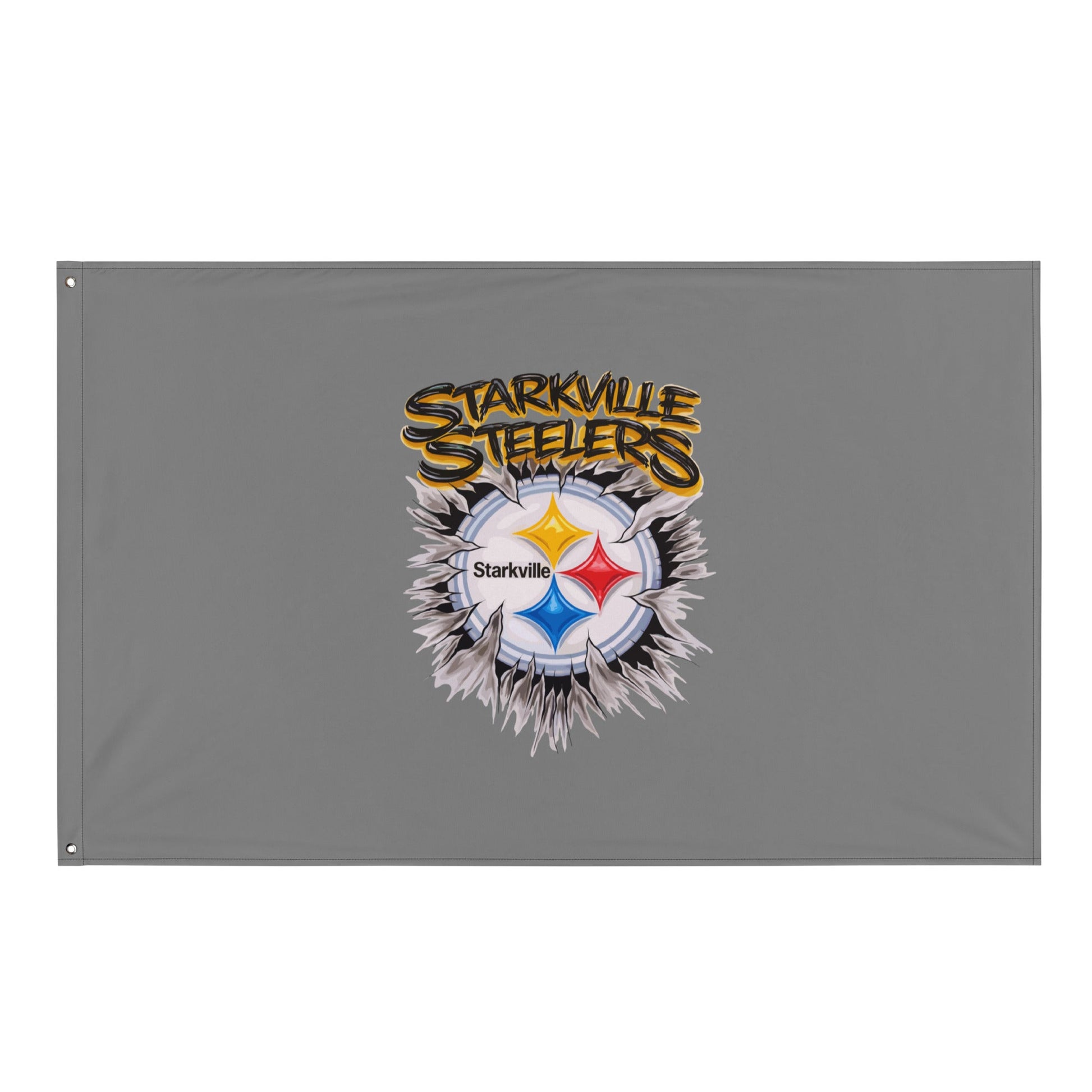 Flag | Starkville Steelers | Ripped Logo