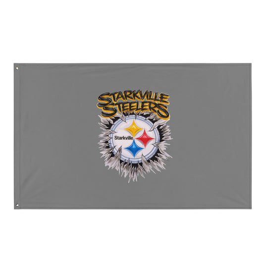 Flag | Starkville Steelers | Ripped Logo