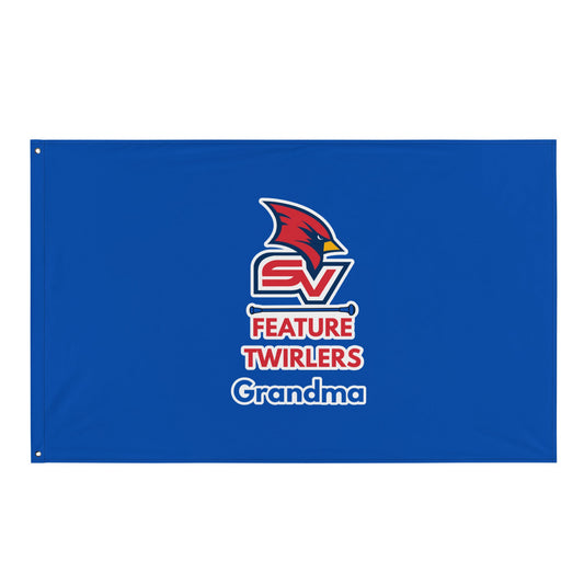 Flag | SVSU Feature twirlers | Grandma Logo