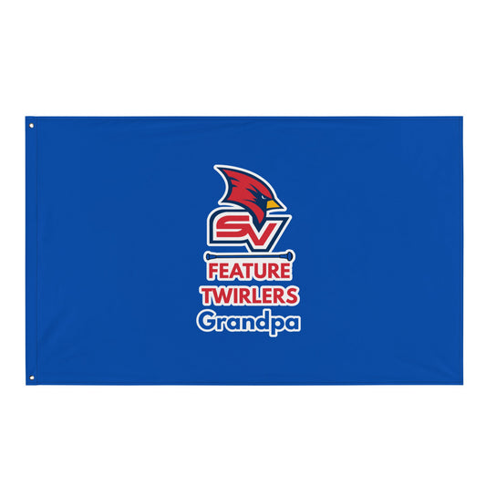 Flag | SVSU Feature twirlers | Grandpa Logo