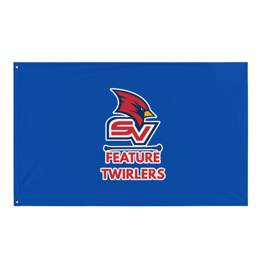 Flag | SVSU Feature twirlers | Icon Logo