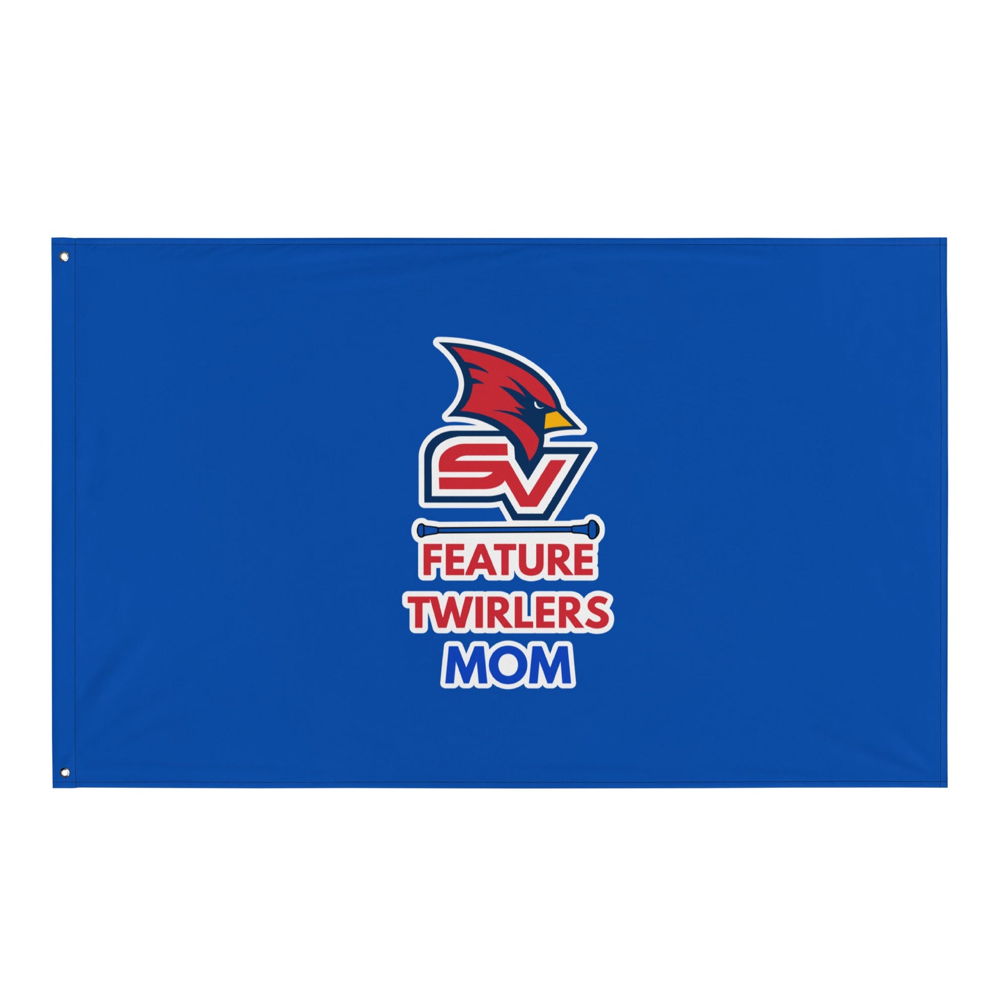 Flag | SVSU Feature twirlers | Mom Logo