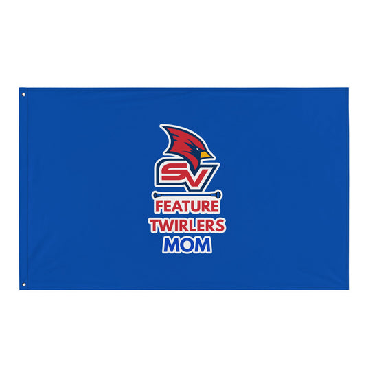 Flag | SVSU Feature twirlers | Mom Logo