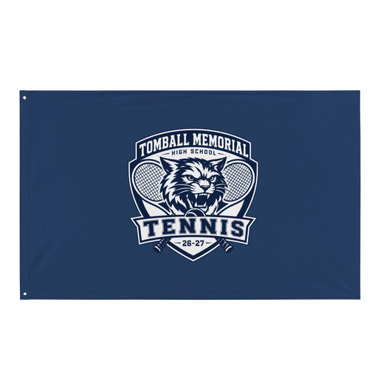Flag | TMHS Tennis | Shield Logo