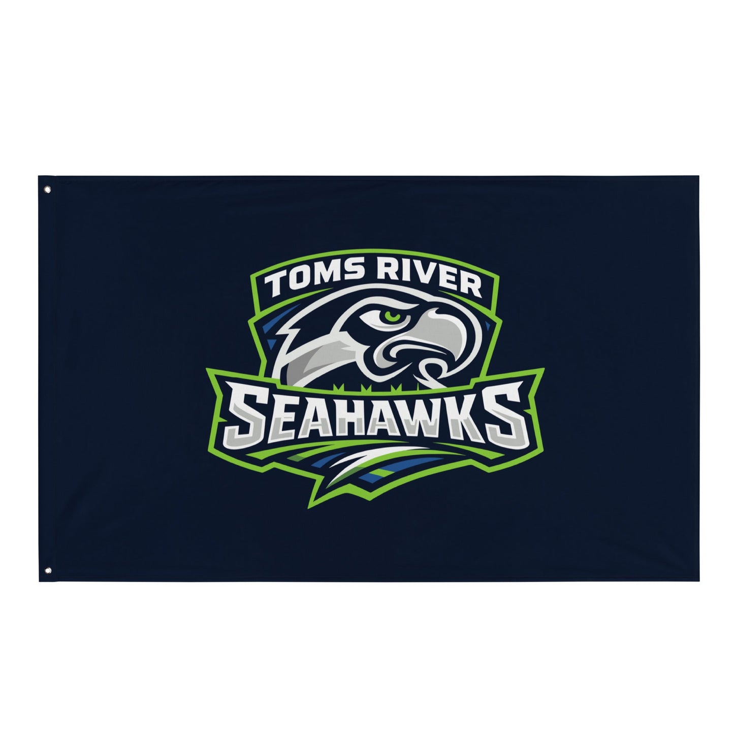 Flag | Toms River Seahawks | Mascot Script Logo