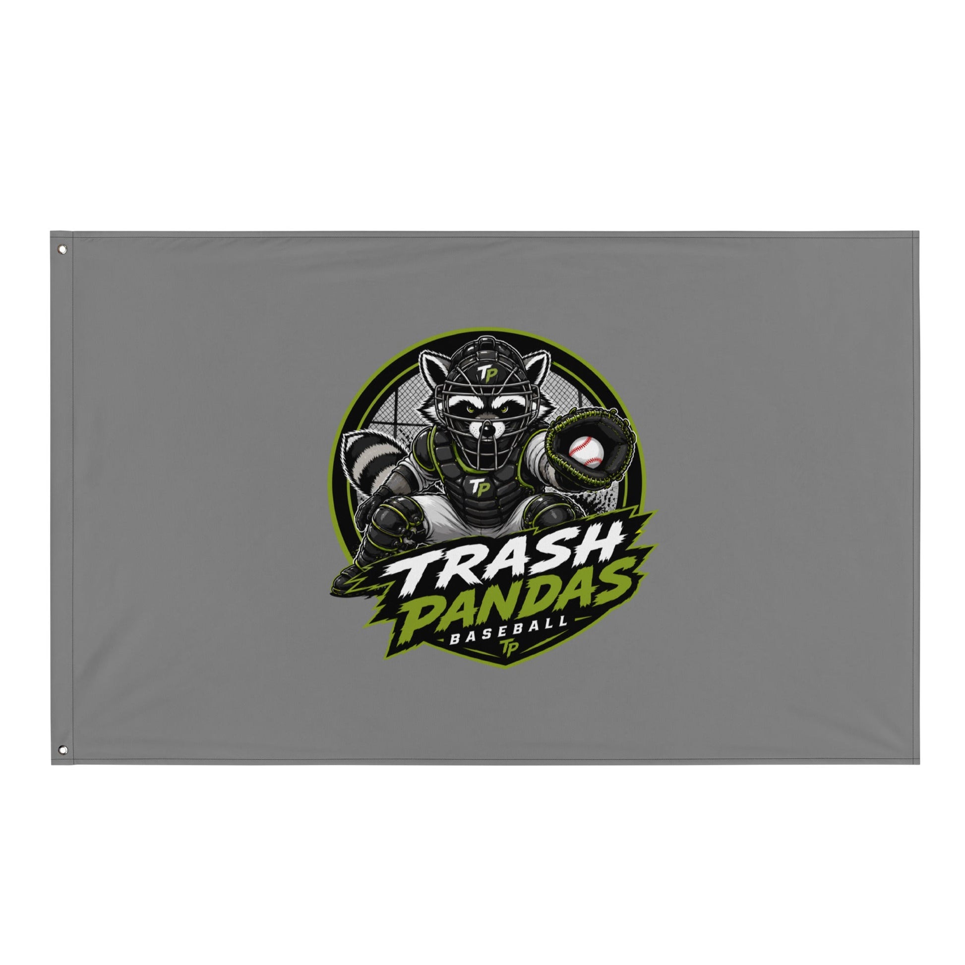 Flag | Trash Pandas Baseball Organization | Athletics Logo
