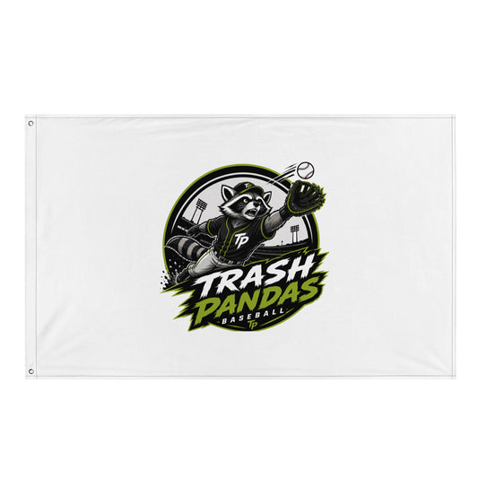 Flag | Trash Pandas Baseball Organization | Emblem Logo