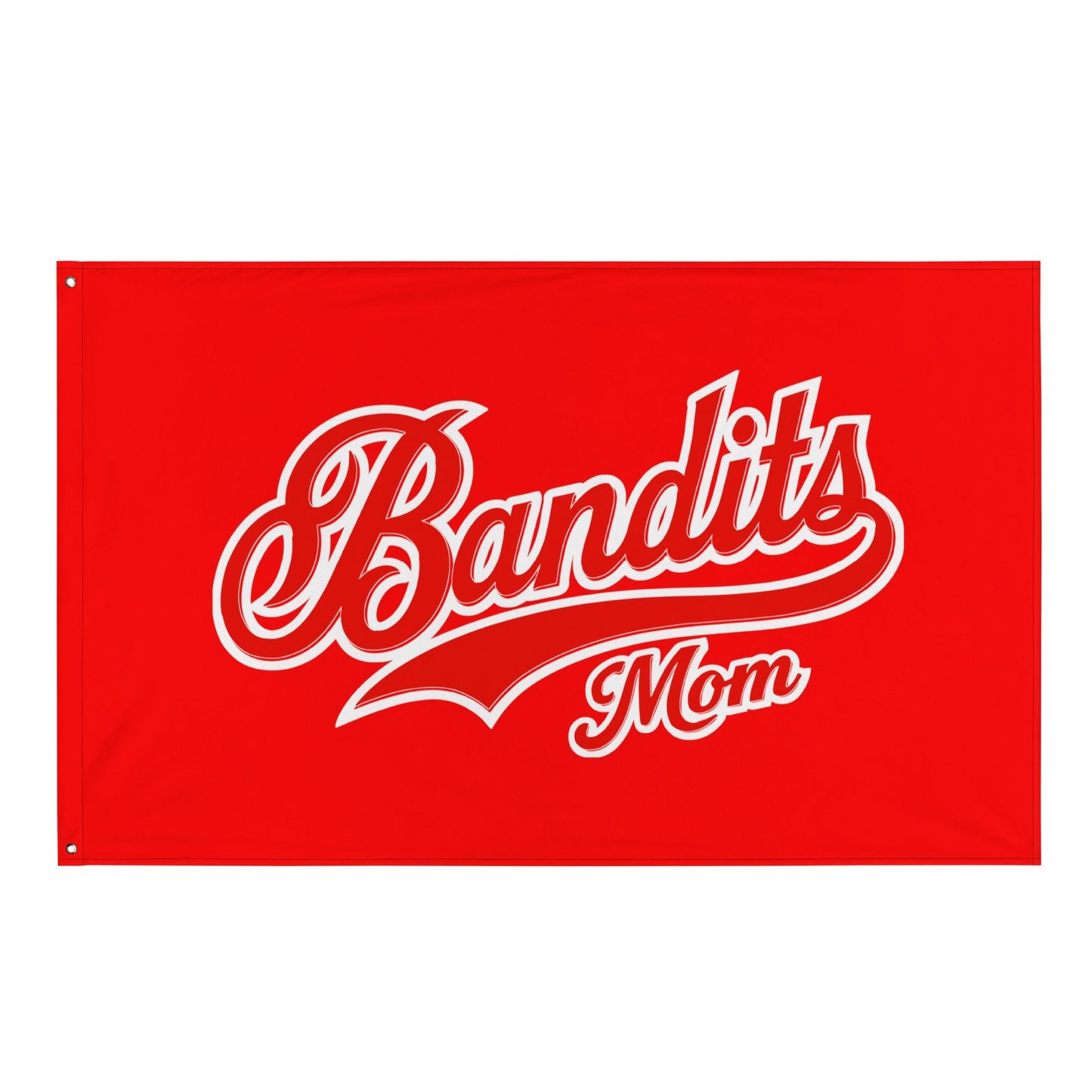 Flag | Tri - City Baseball | Bandits Mom Logo