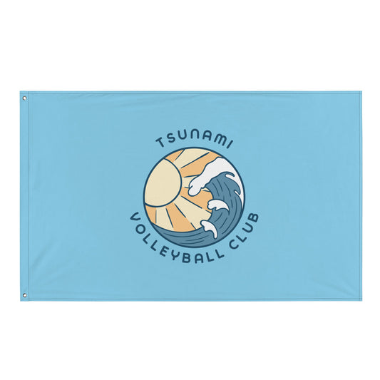 Flag | Tsunami Volleyball Club | Emblem Logo