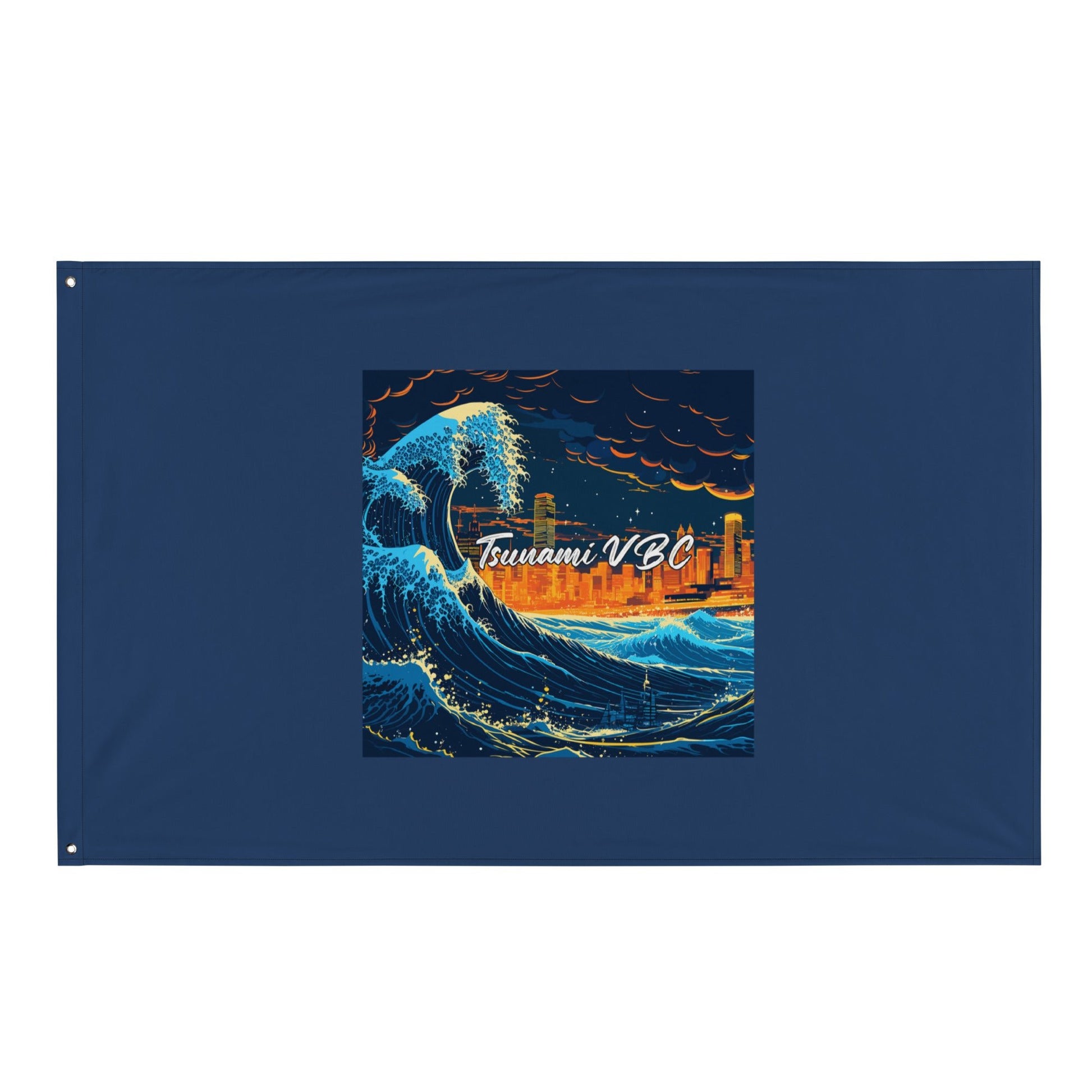 Flag | Tsunami Volleyball Club | Glow Tide Athletics Logo