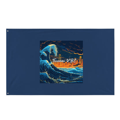 Flag | Tsunami Volleyball Club | Glow Tide Athletics Logo