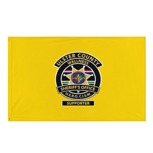 Flag | Ulster County Sheriff's Office Wellness Division | Badge Logo