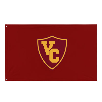 Flag | VCMS cheer | Shield Logo