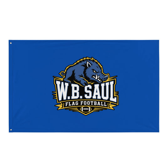 Flag | W.B.Saul Razorbacks | Crest Logo