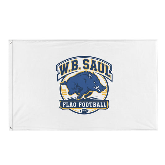 Flag | W.B.Saul Razorbacks | Emblem Logo