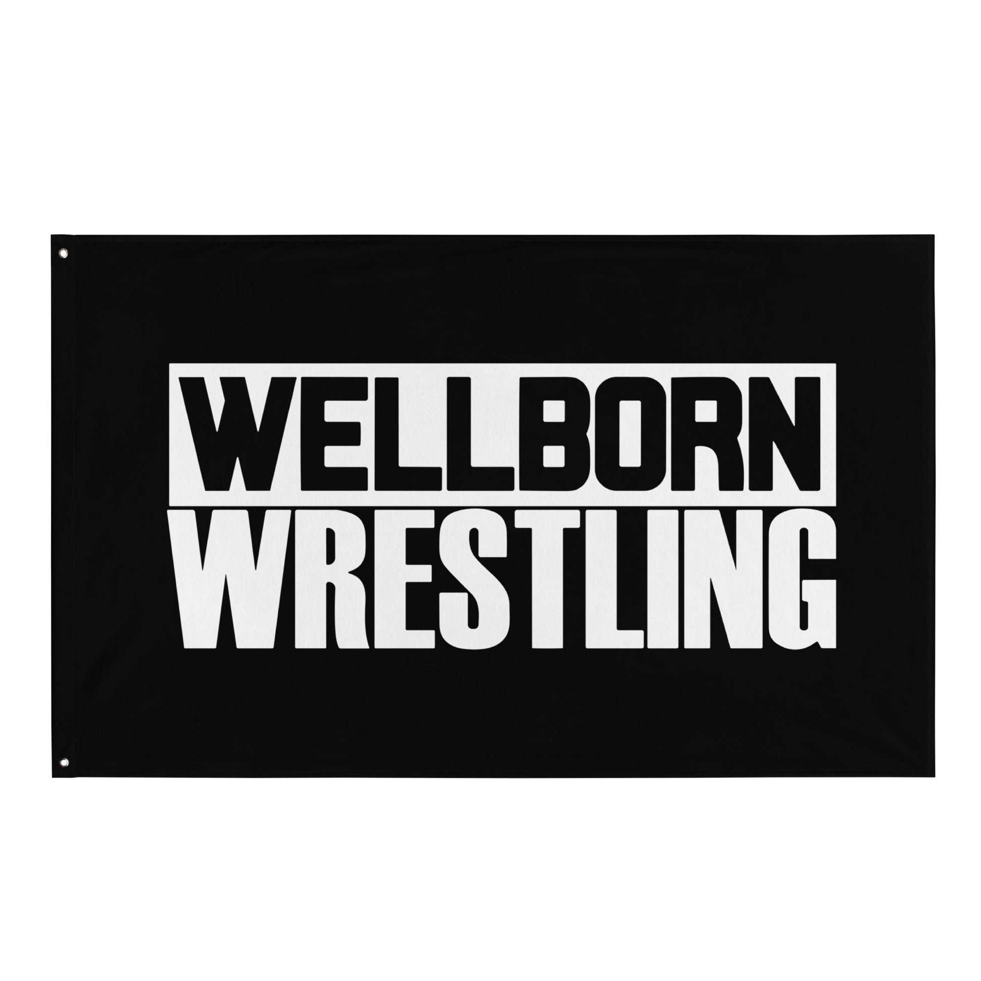 Flag | Wellborn Youth Wrestling | Script Logo