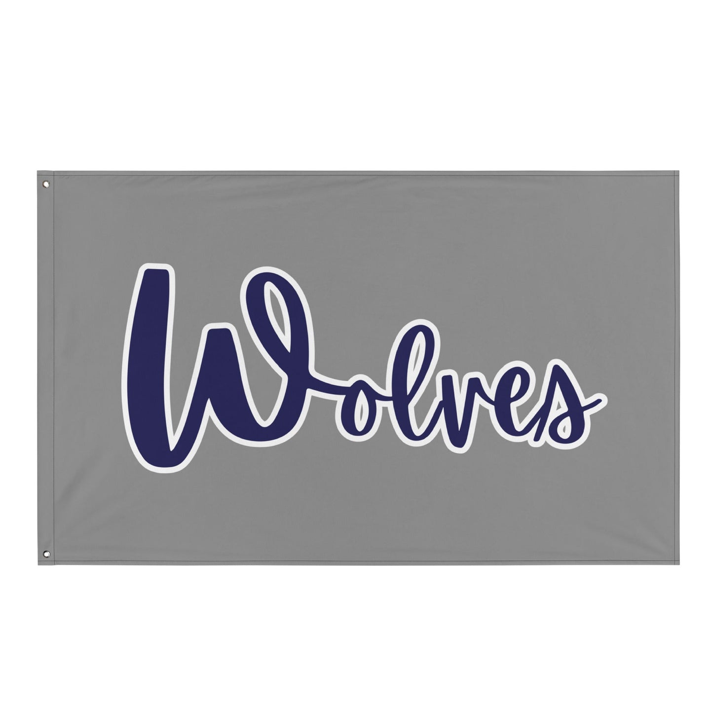 Flag | White Mountain School | Script Logo
