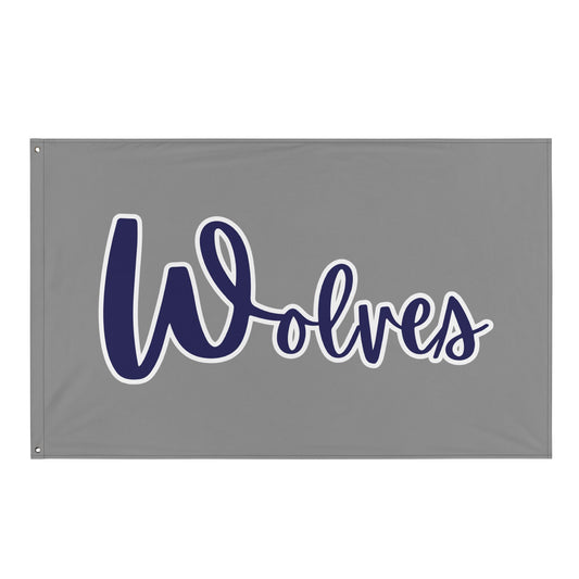 Flag | White Mountain School | Script Logo