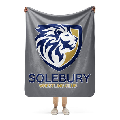 Grey Sherpa Blanket - Solebury Wrestling Club