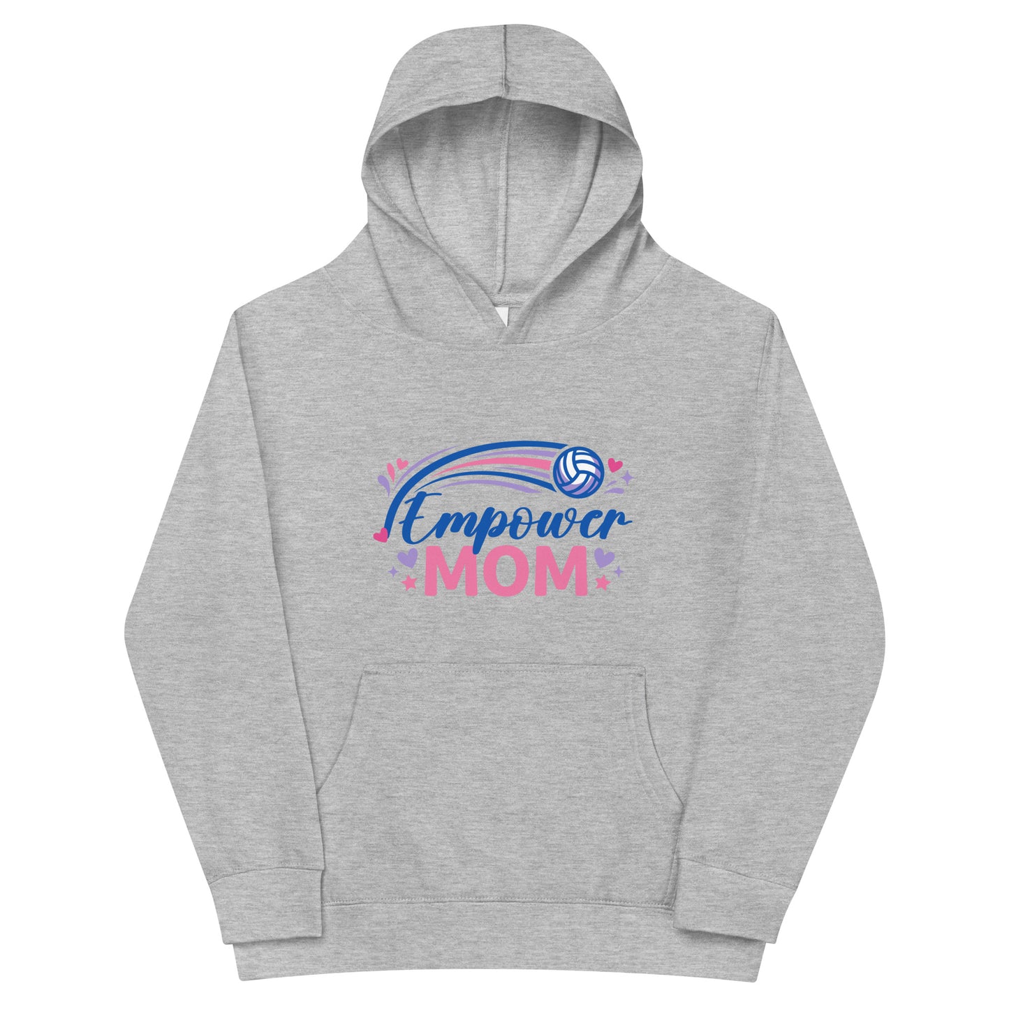 Performance | Youth Hoodie | Empower Volleyball Club | Mom Crest Logo