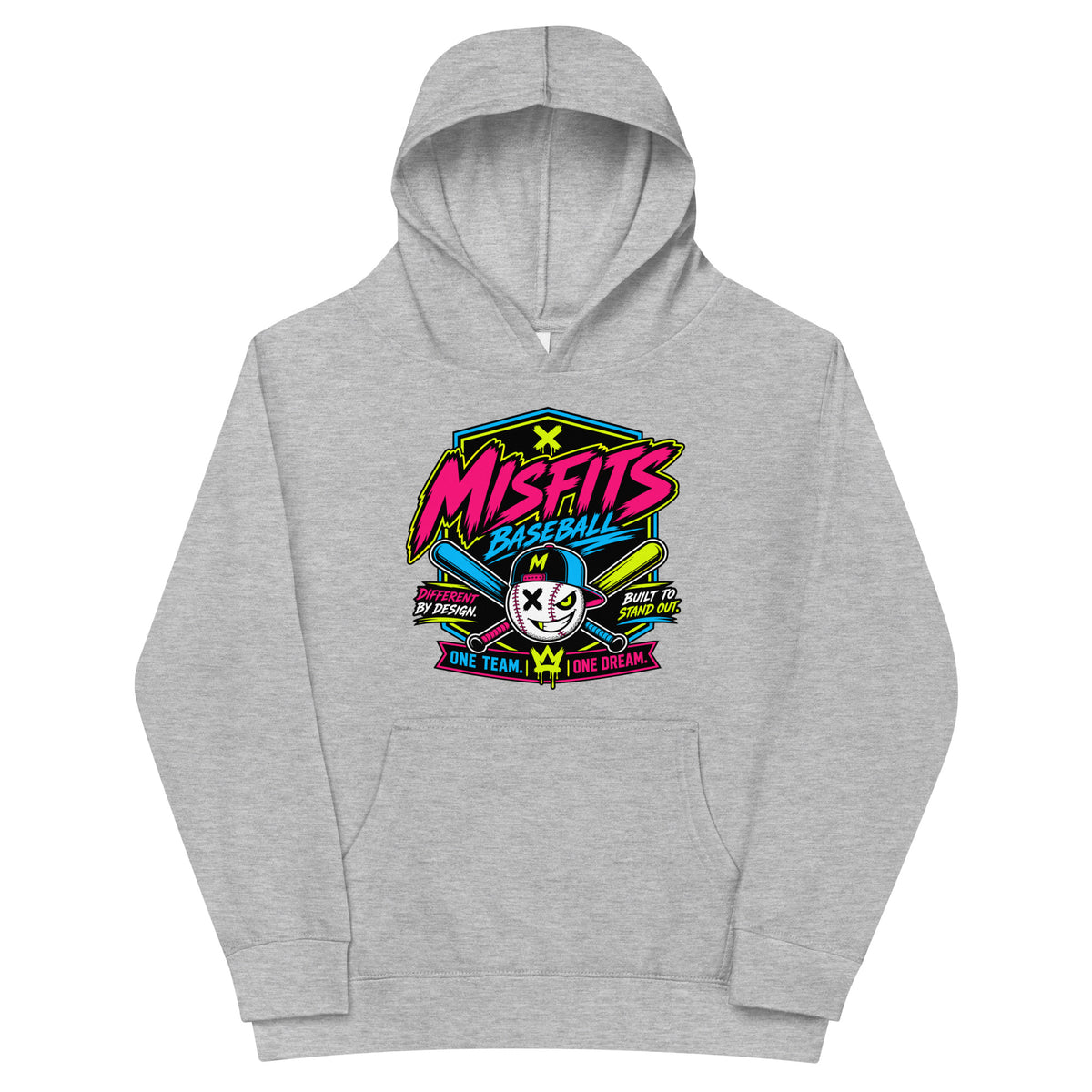 Performance | Youth Hoodie | Misfits Baseball | Valor Logo