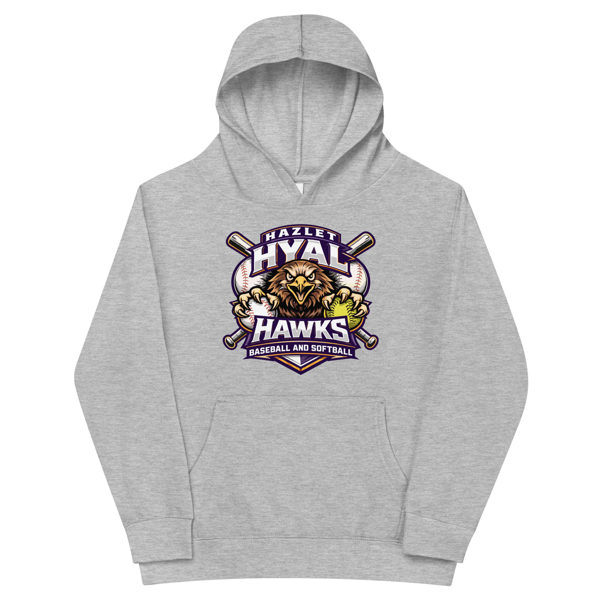 Performance | Youth Hoodie | HYAL Hawks | Emblem Logo