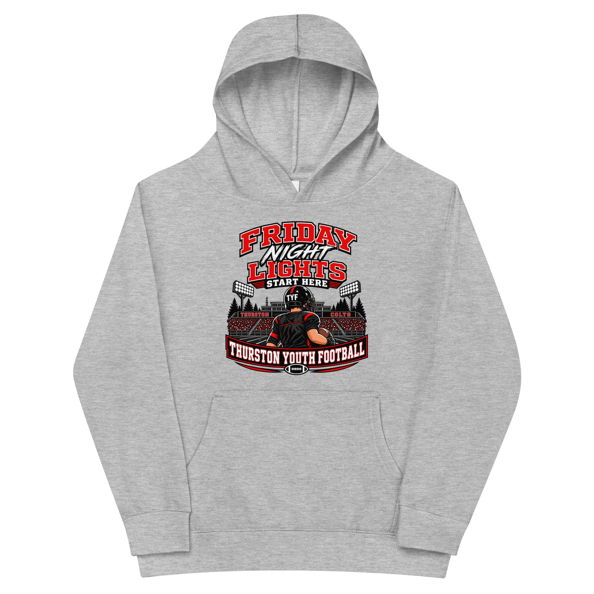 Performance | Youth Hoodie | Thurston Youth Football | Vanguard Logo