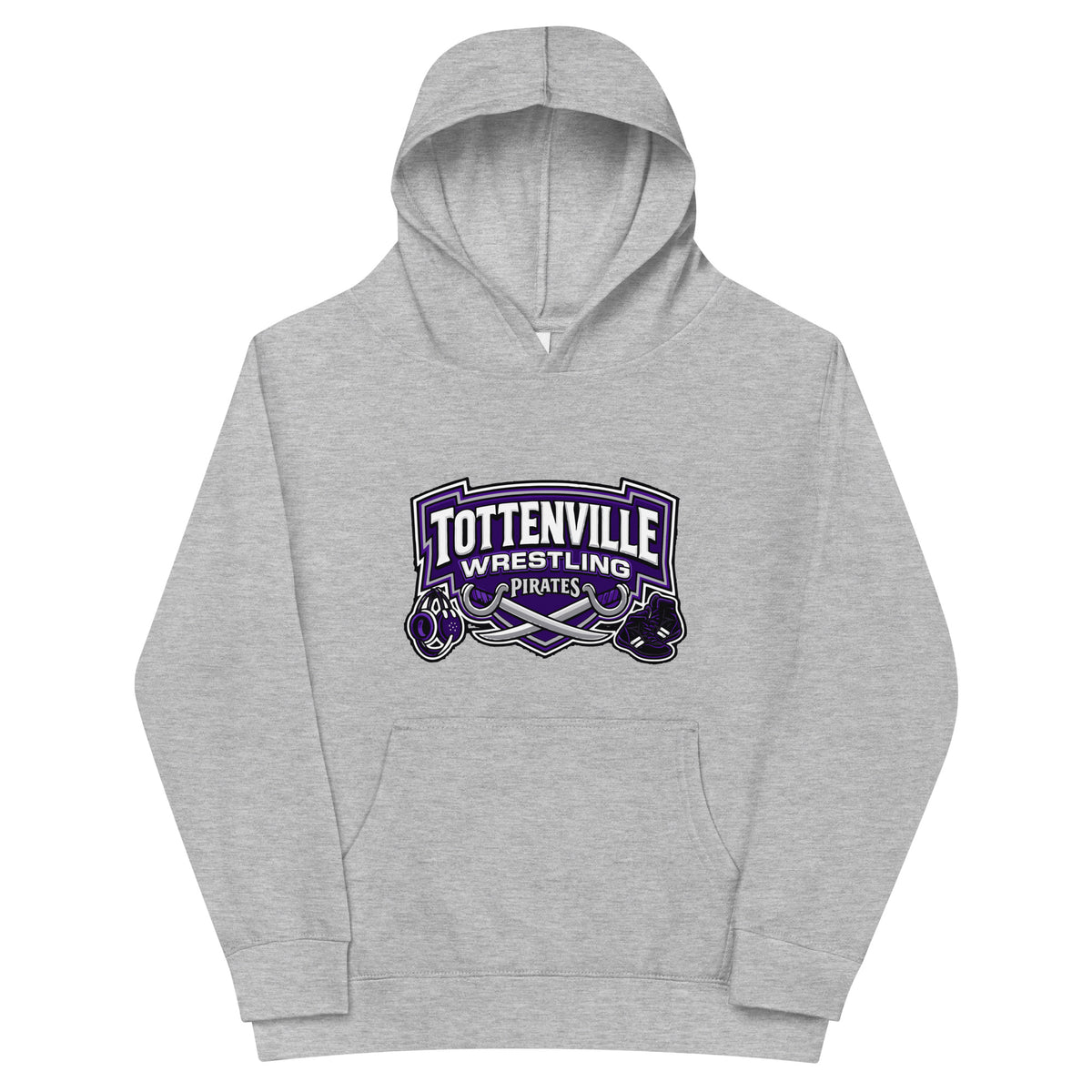 Performance | Youth Hoodie | Tottenville wrestling club | Vanguard Logo