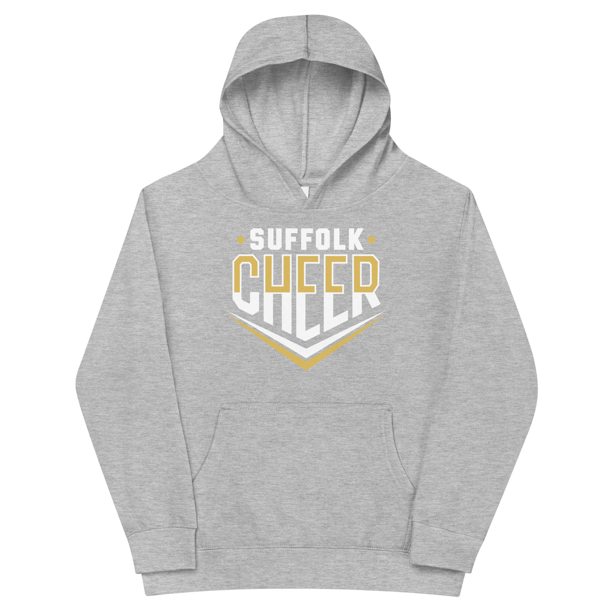 Performance | Youth Hoodie | Suffolk University Cheerleading | Emblem Logo