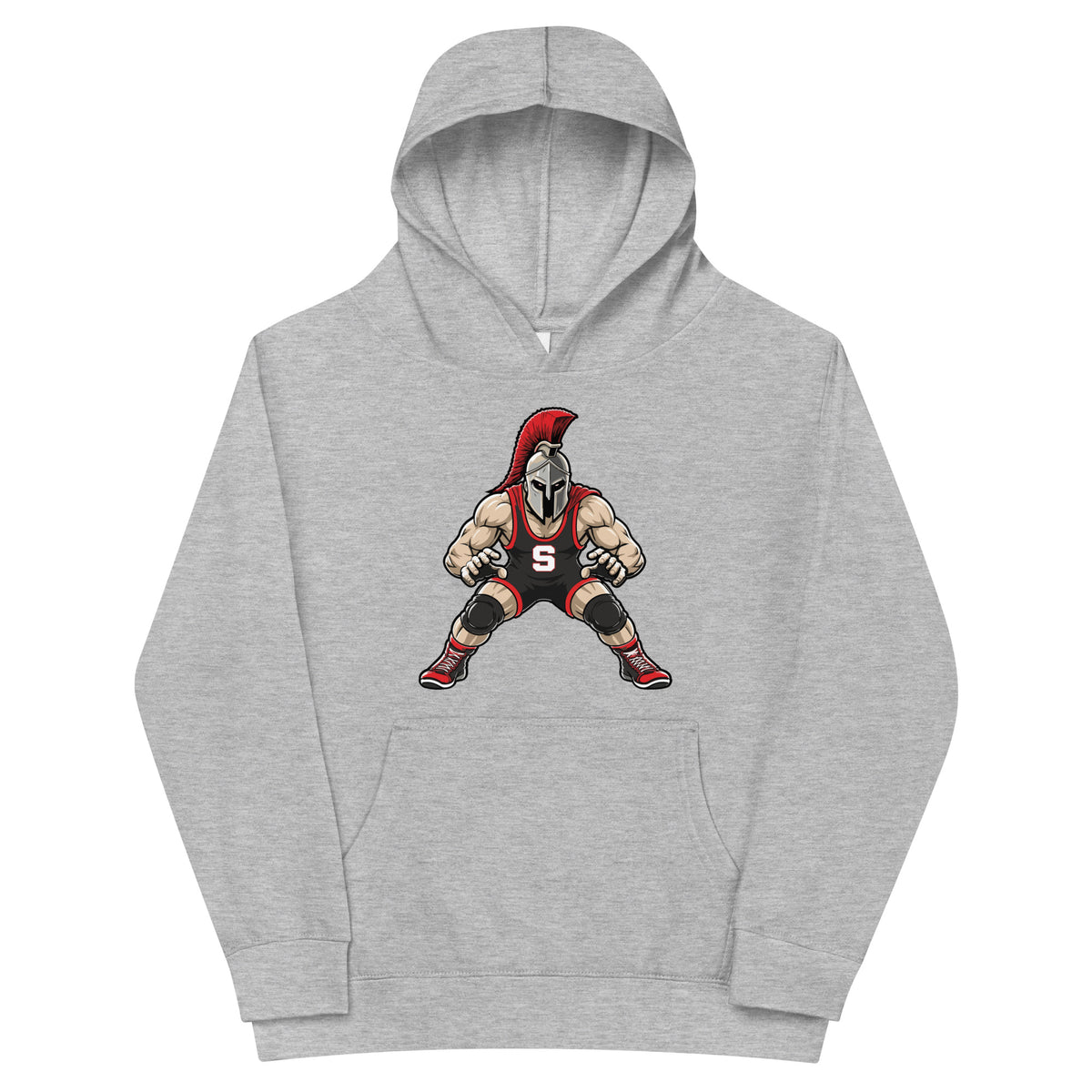 Performance | Youth Hoodie | Spartan Wrestling Club | Mascot Logo