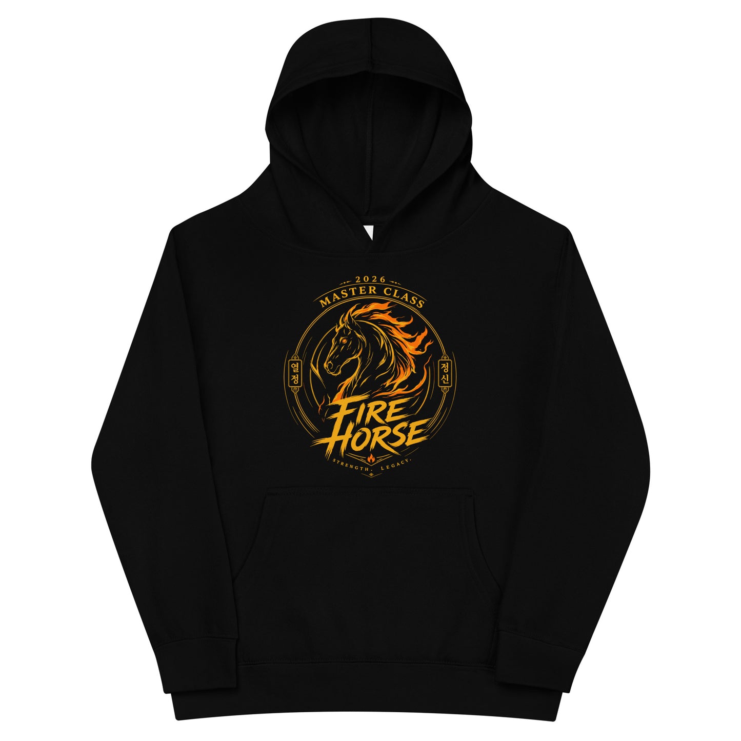 Performance | Youth Hoodie | Fire Horse Masters | Crest Logo