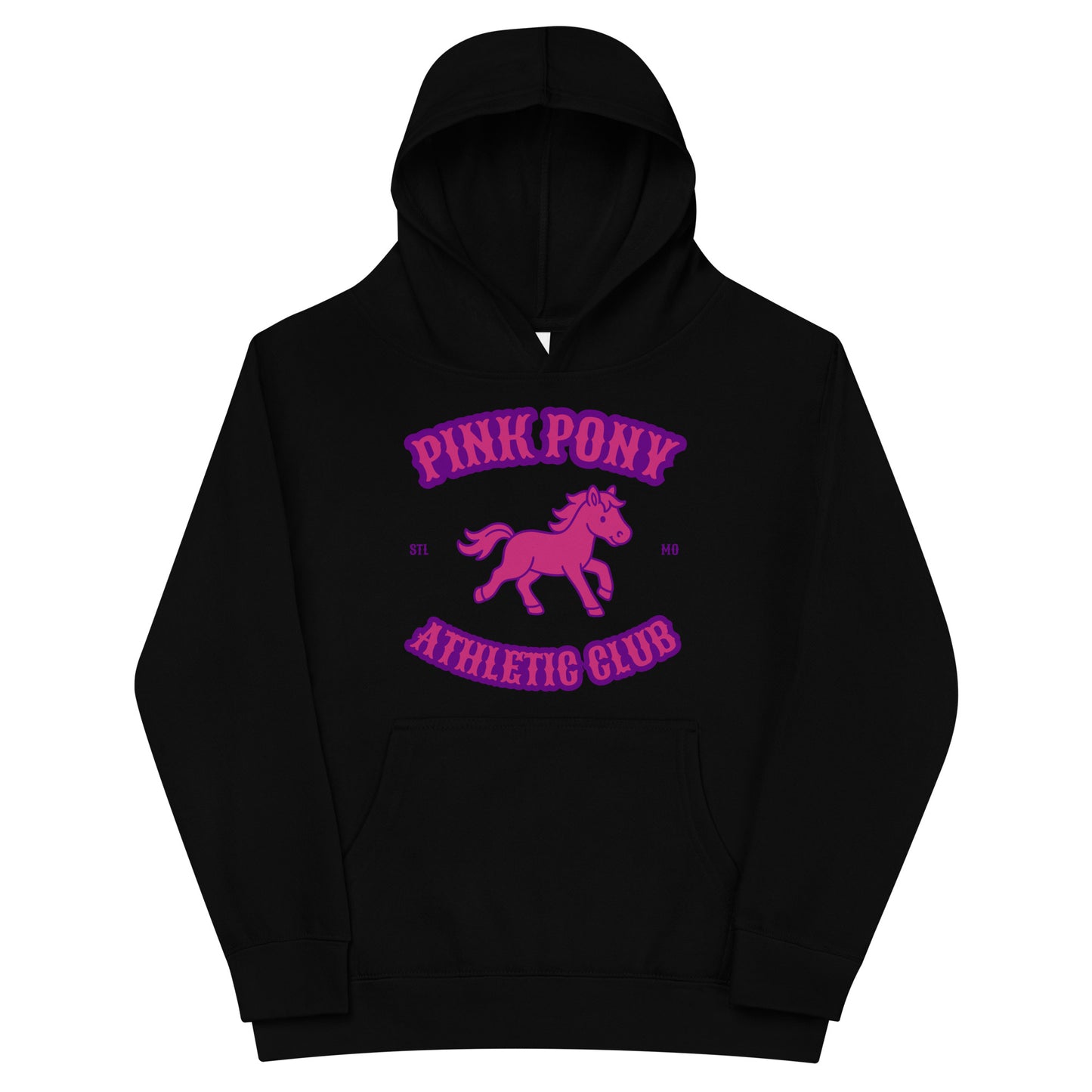 Performance | Youth Hoodie | Pink Pony Athletic Club | Crest Logo