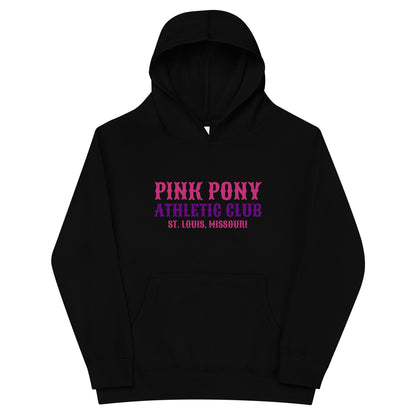 Performance | Youth Hoodie | Pink Pony Athletic Club | Athletic Wordmark Logo
