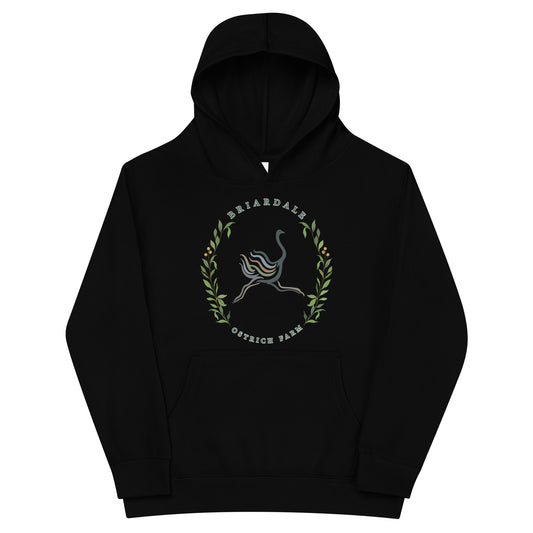 Performance | Youth Hoodie | Briardale Ostrich Farm | Crest Logo