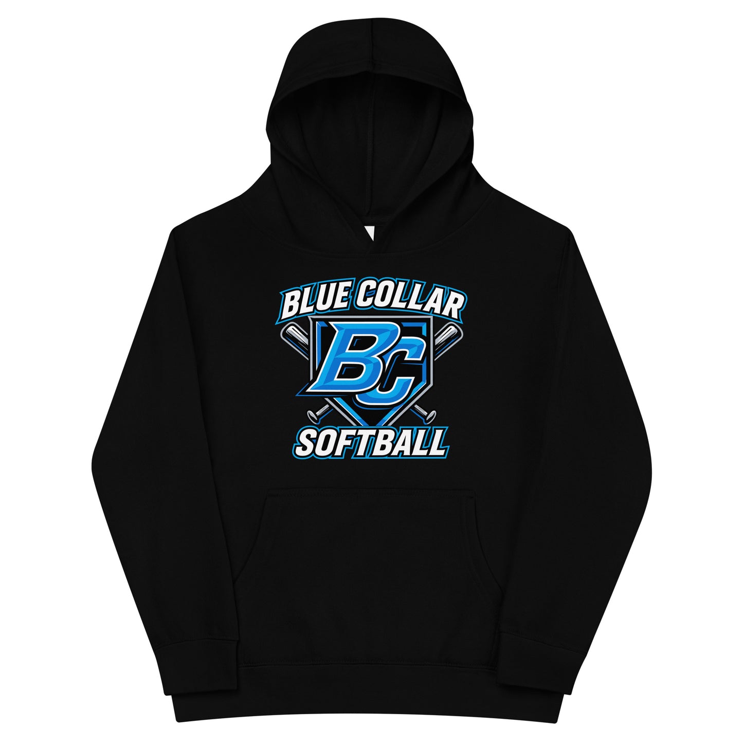Performance | Youth Hoodie | Blue Collar Softball 2034 | Shield Logo