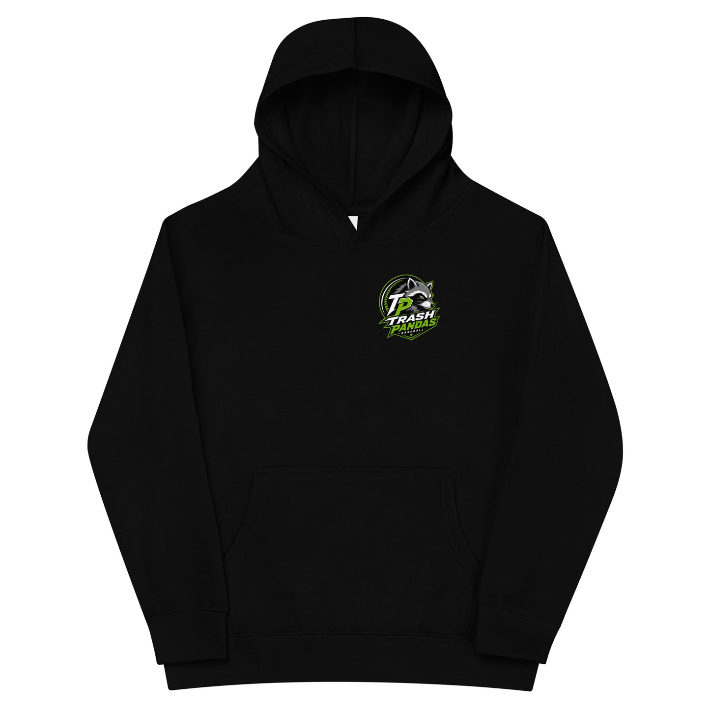 Performance | Youth Hoodie | Trash Pandas Baseball Organization | Crest Logo