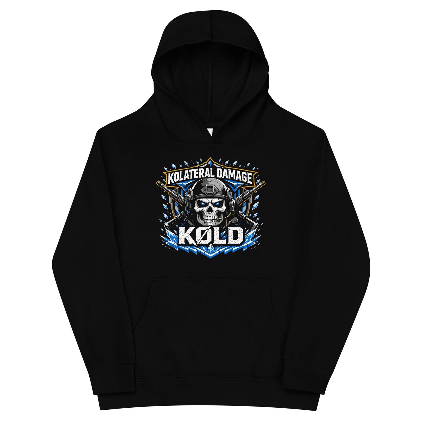 Performance | Youth Hoodie | Kolateral Damage E-Sports | Emblem Logo