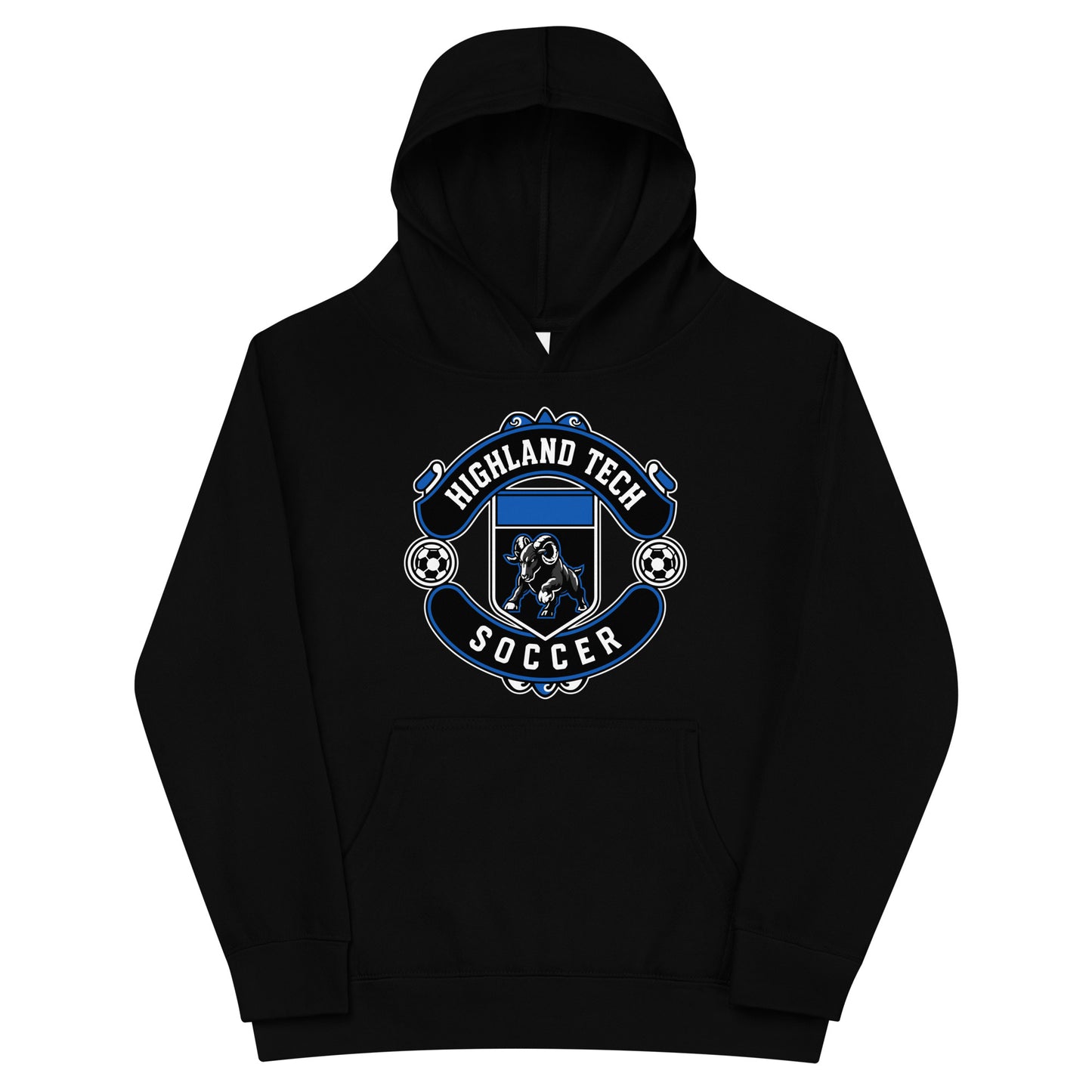 Performance | Youth Hoodie | Highland Soccer | Emblem Logo