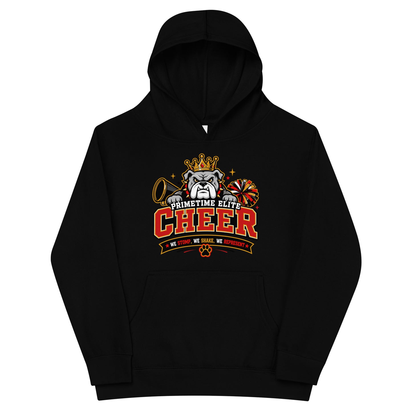 Performance | Youth Hoodie | PTE Bulldog Cheer | Crest Logo