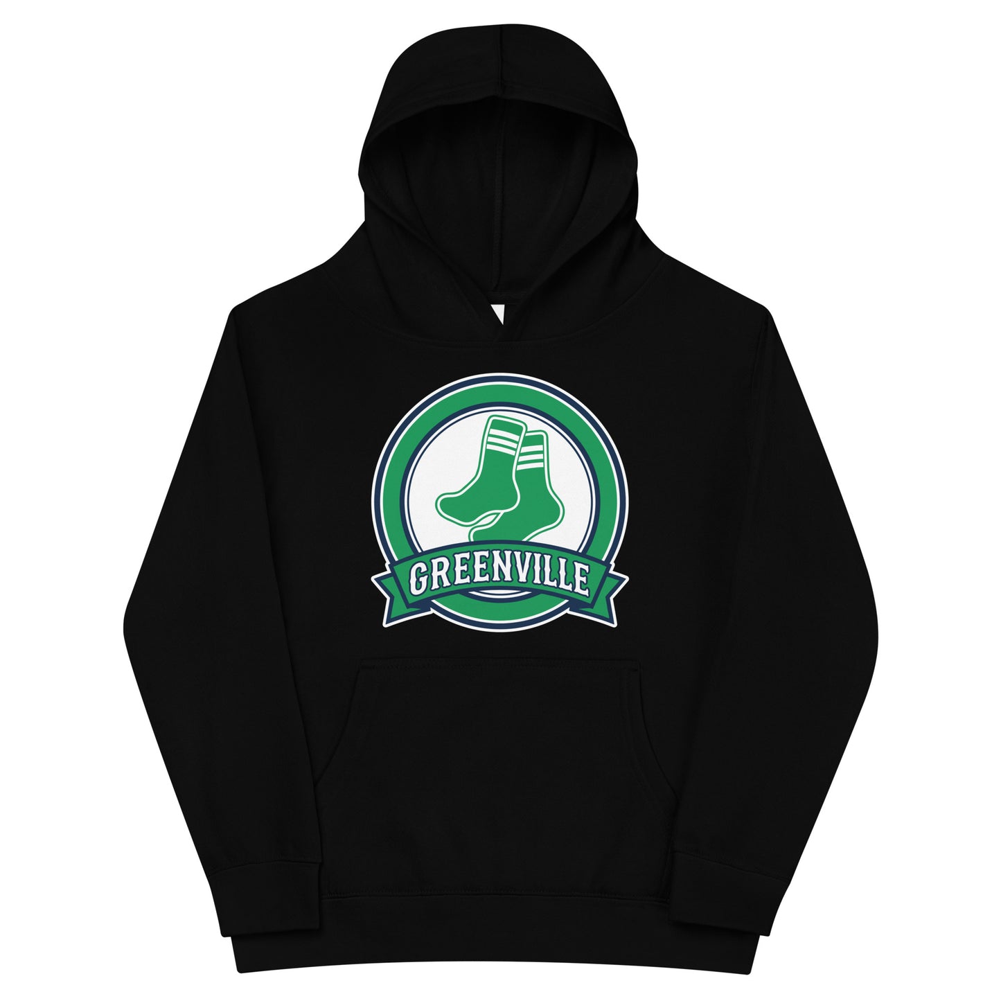 Performance | Youth Hoodie | Greenville Sox | Badge Logo