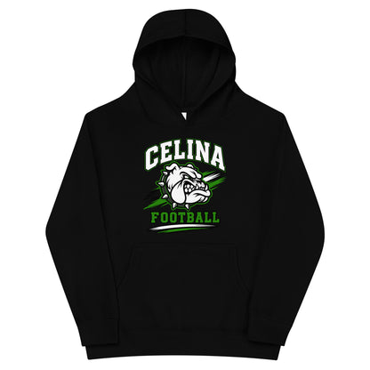 Performance | Youth Hoodie | Celina Black Football | Emblem Logo