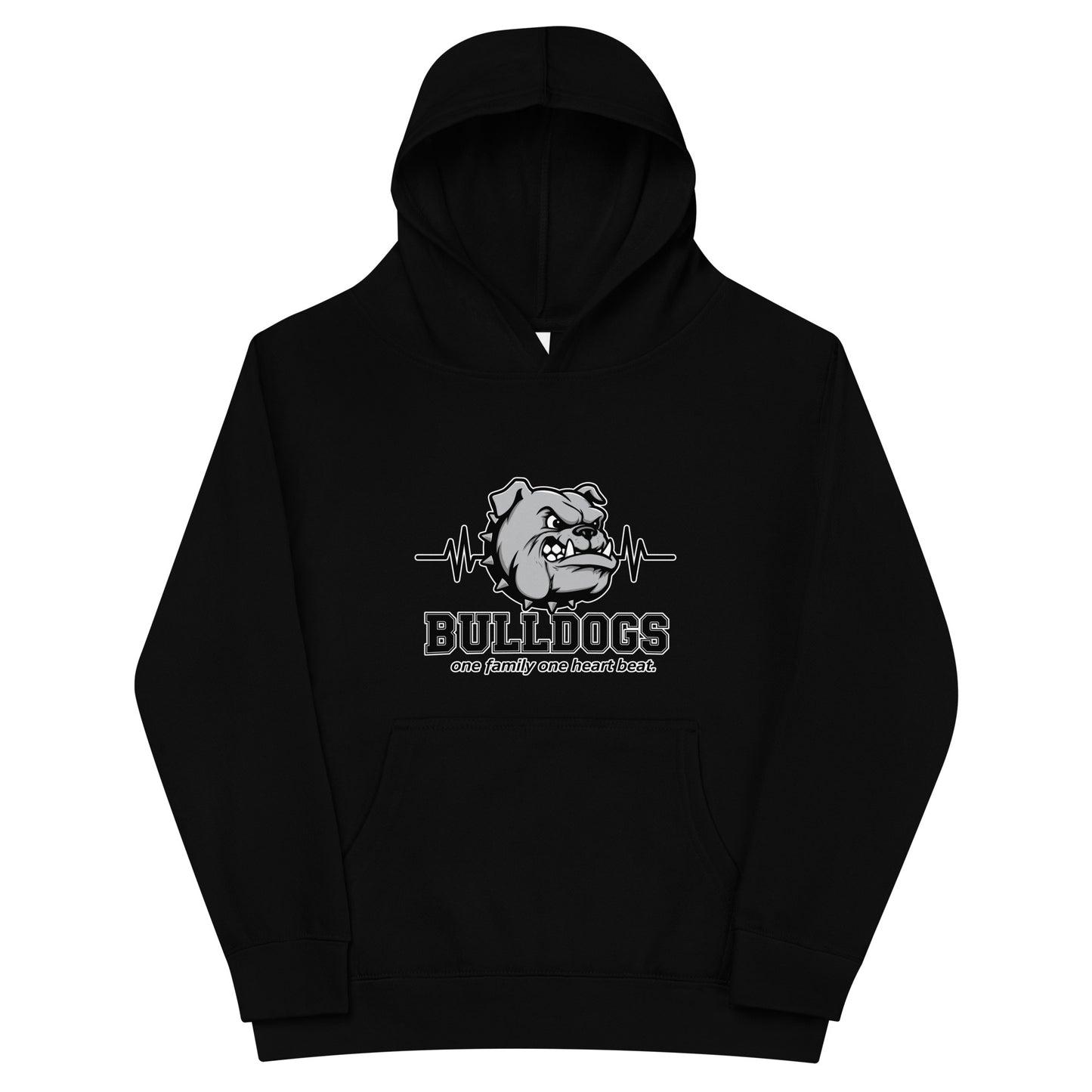 Performance | Youth Hoodie | Celina Recreational Football Black | Bulldogs Crest Logo