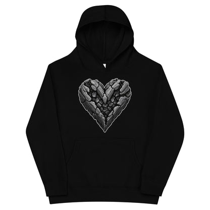 Performance | Youth Hoodie | Obsidian Heartbeat | Emblem Logo