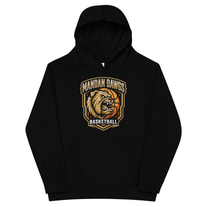 Performance | Youth Hoodie | Mandan Dawgs Basketball | Shield Logo