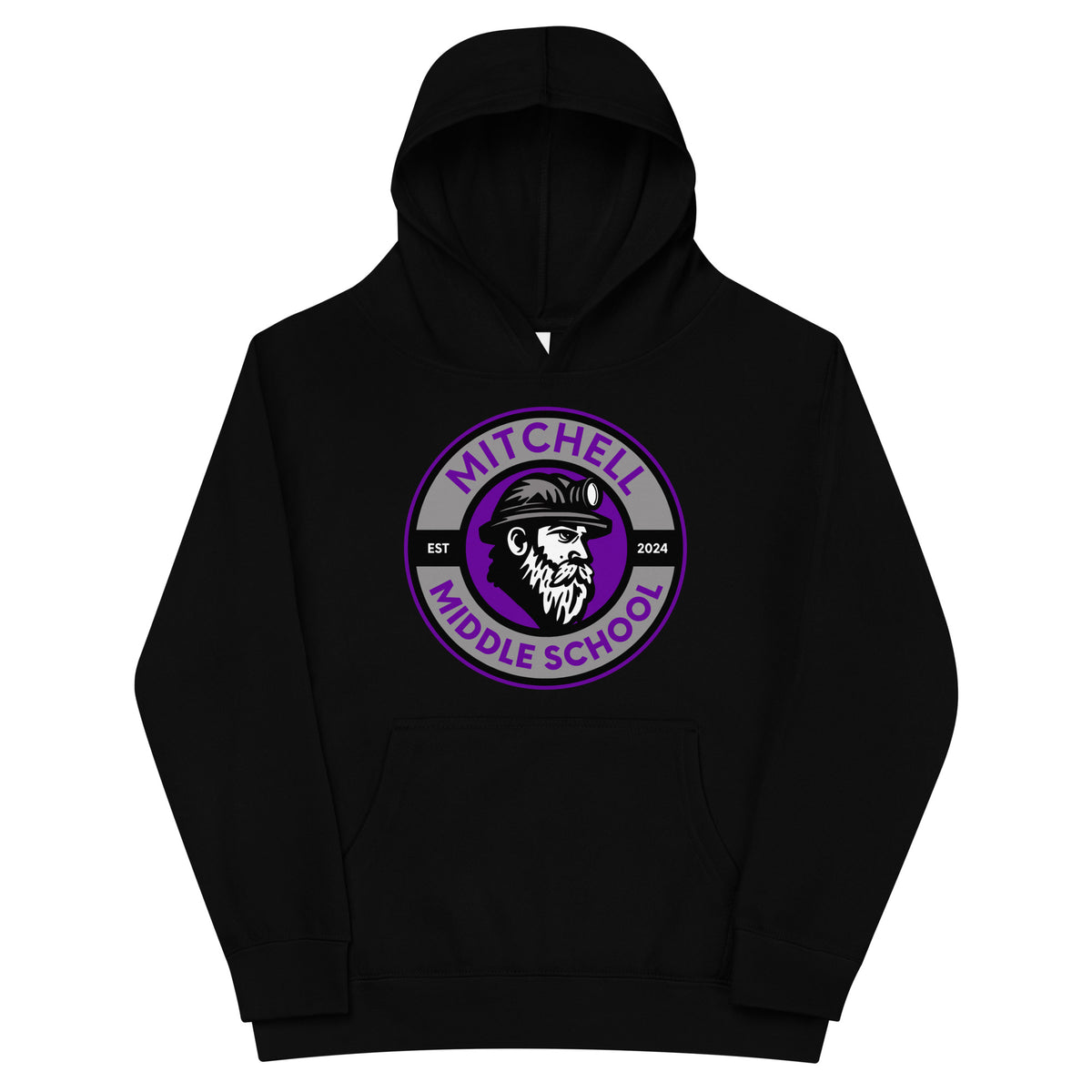 Performance | Youth Hoodie | Mitchell Middle School Softball | Badge Logo
