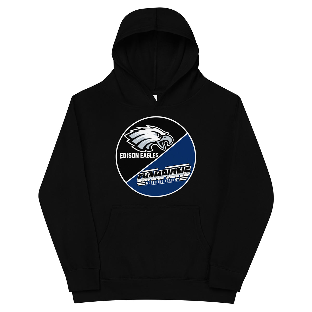 Performance | Youth Hoodie | Edison Eagles/CWA Wrestling | Badge Logo