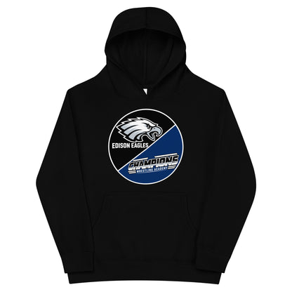 Performance | Youth Hoodie | Edison Eagles/CWA Wrestling | Badge Logo