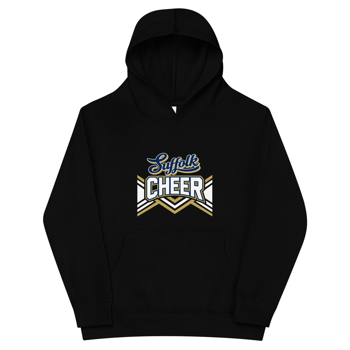 Performance | Youth Hoodie | Suffolk University Cheerleading | Vanguard Logo
